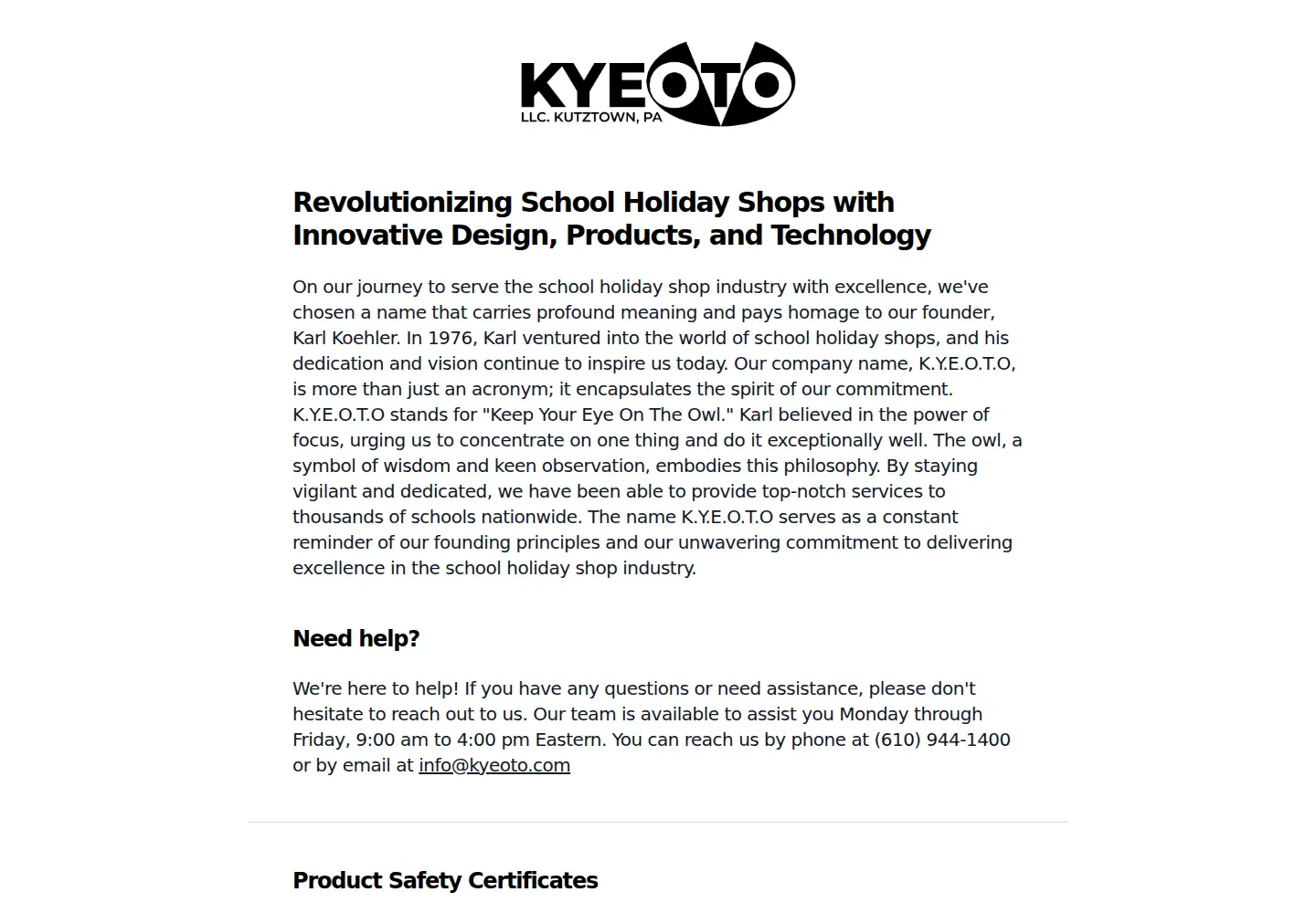 Screenshot of kyeoto.com