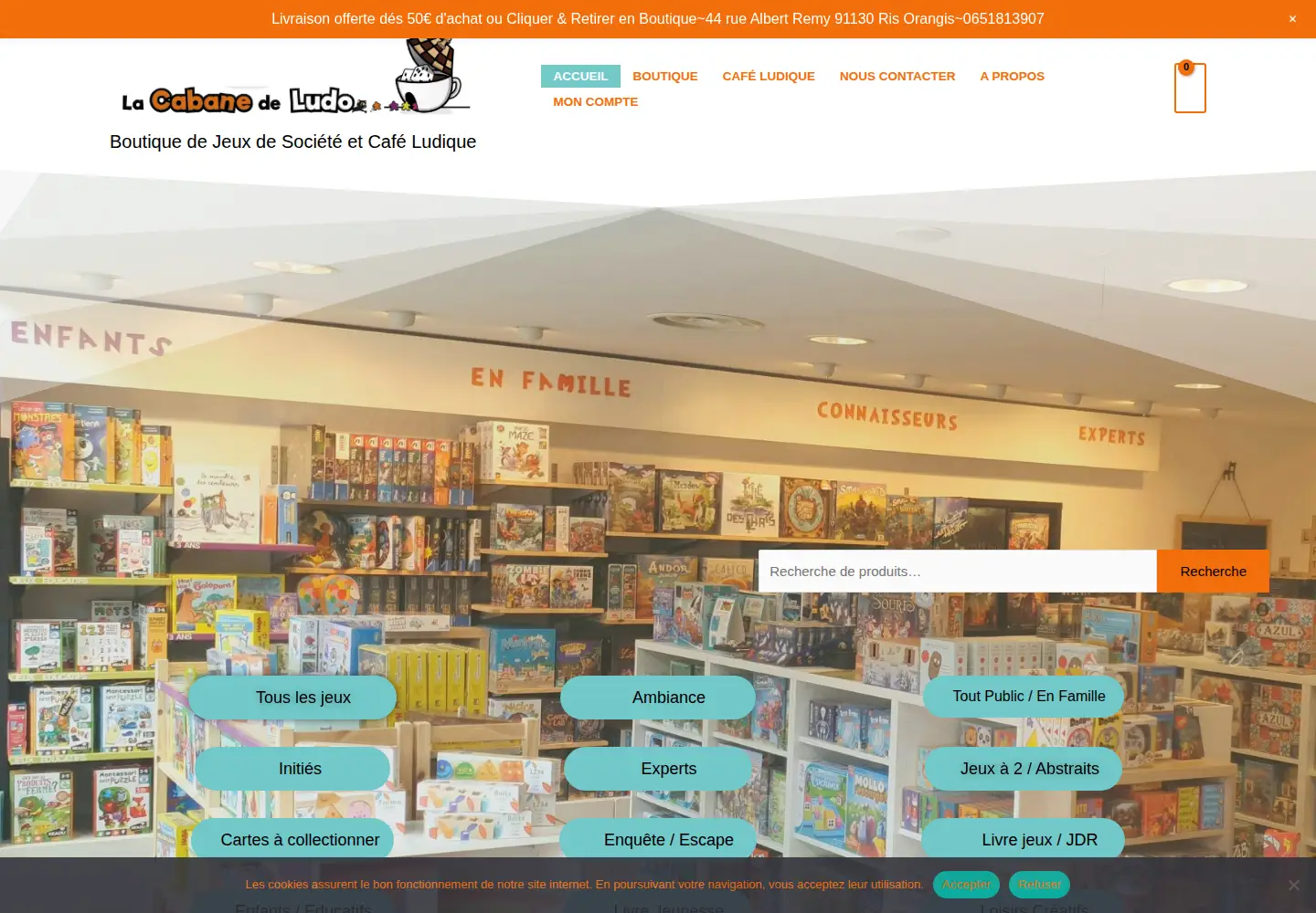 Screenshot of lacabanedeludo.com
