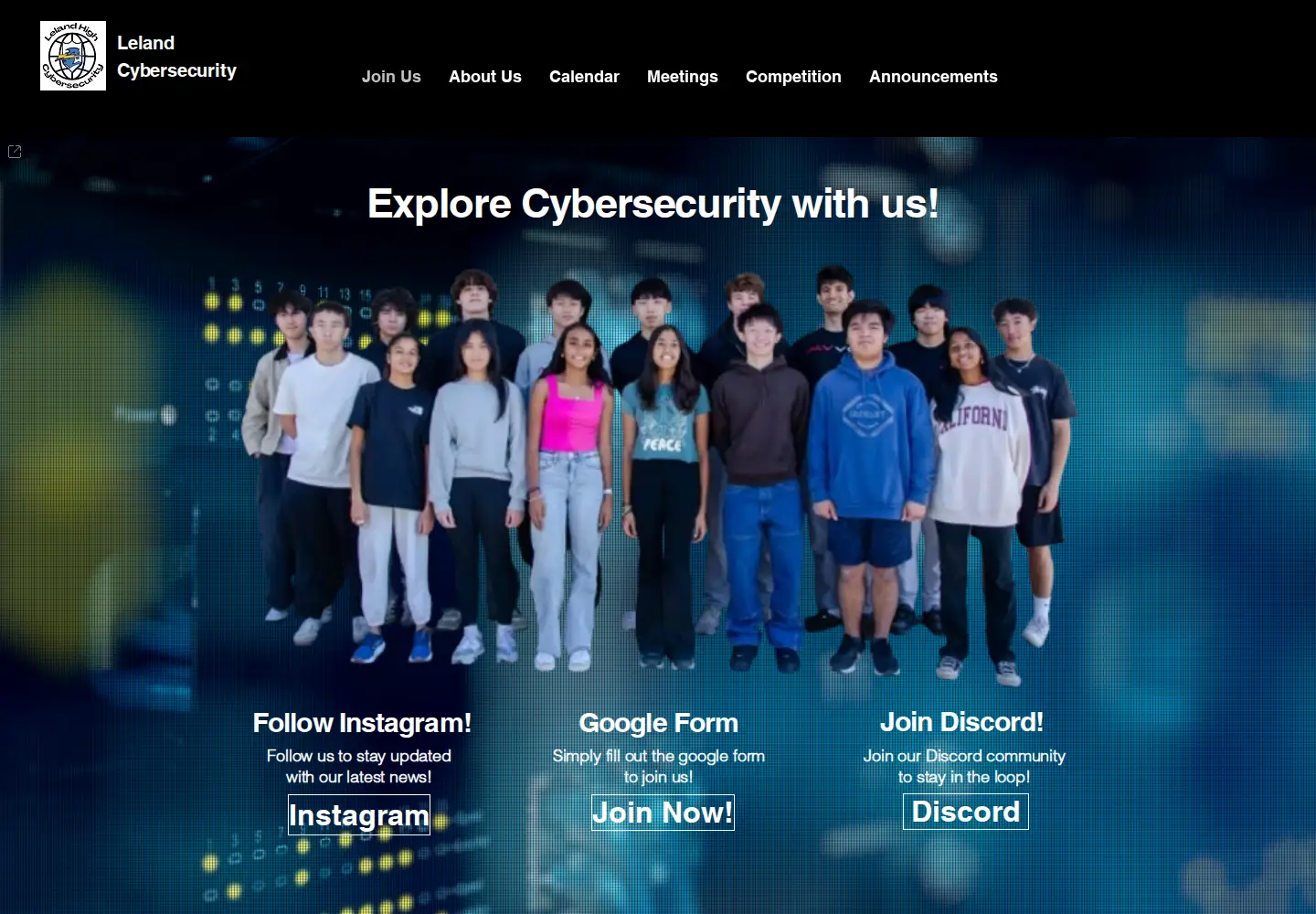 Screenshot of lelandcybersecurity.com