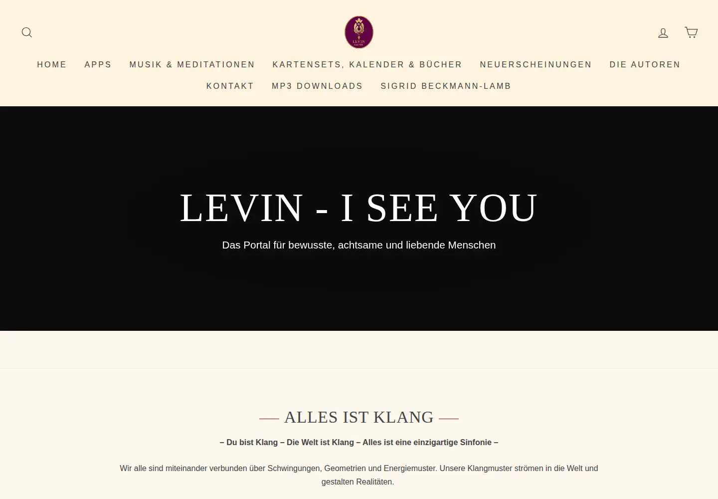 Screenshot of levin-iseeyou.com