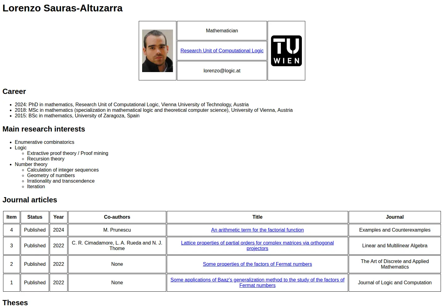 Captured homepage of lorenzosaurasaltuzarra.com in the current scan