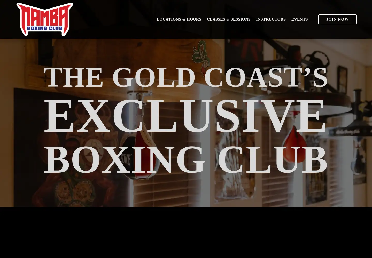Screenshot of mambaboxingclub.com
