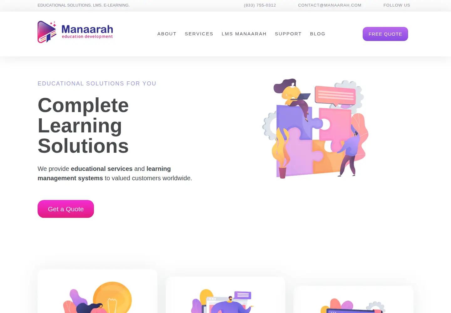 Captured homepage of manaarah.com in the current scan