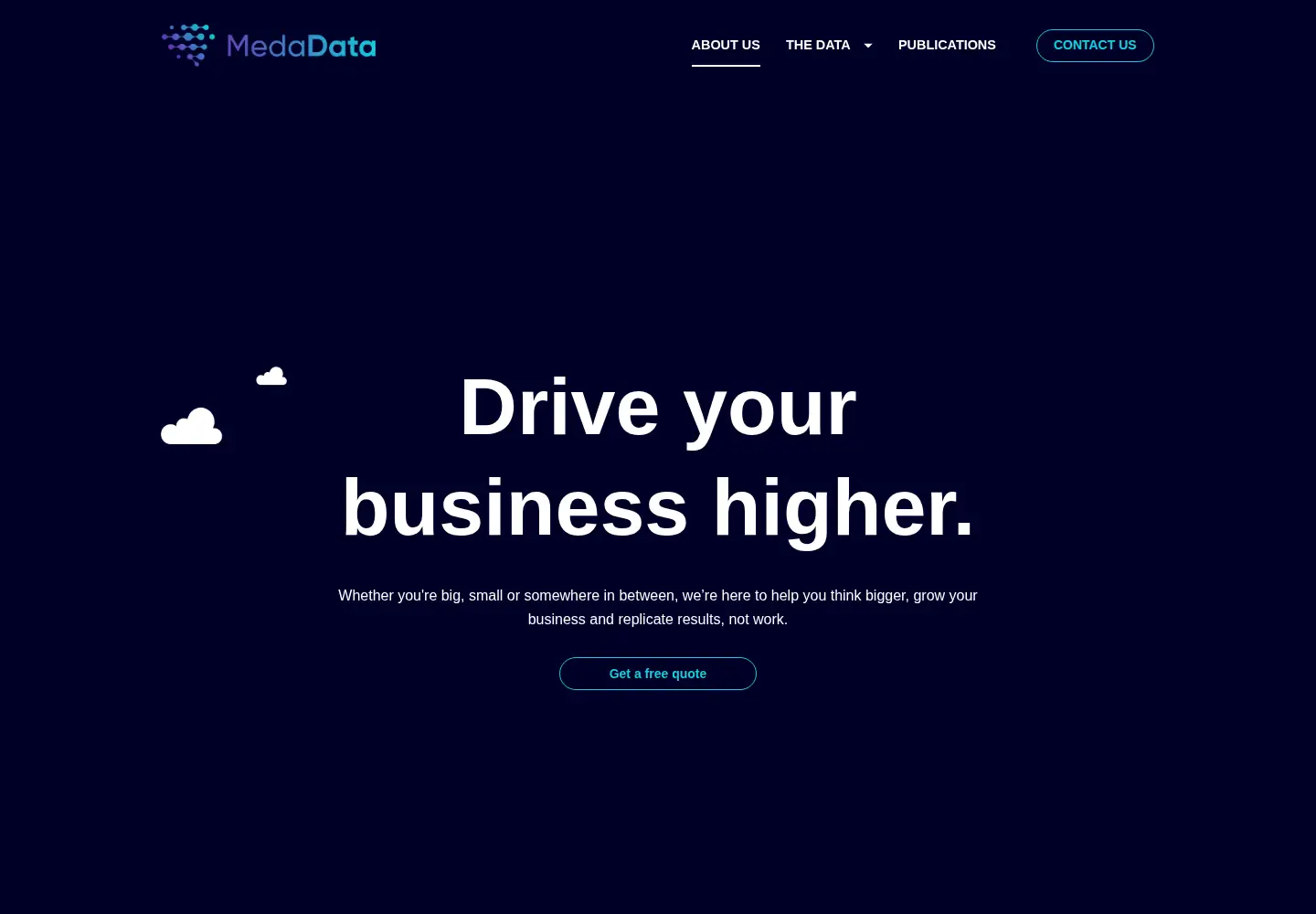 Screenshot of medadataresearch.com