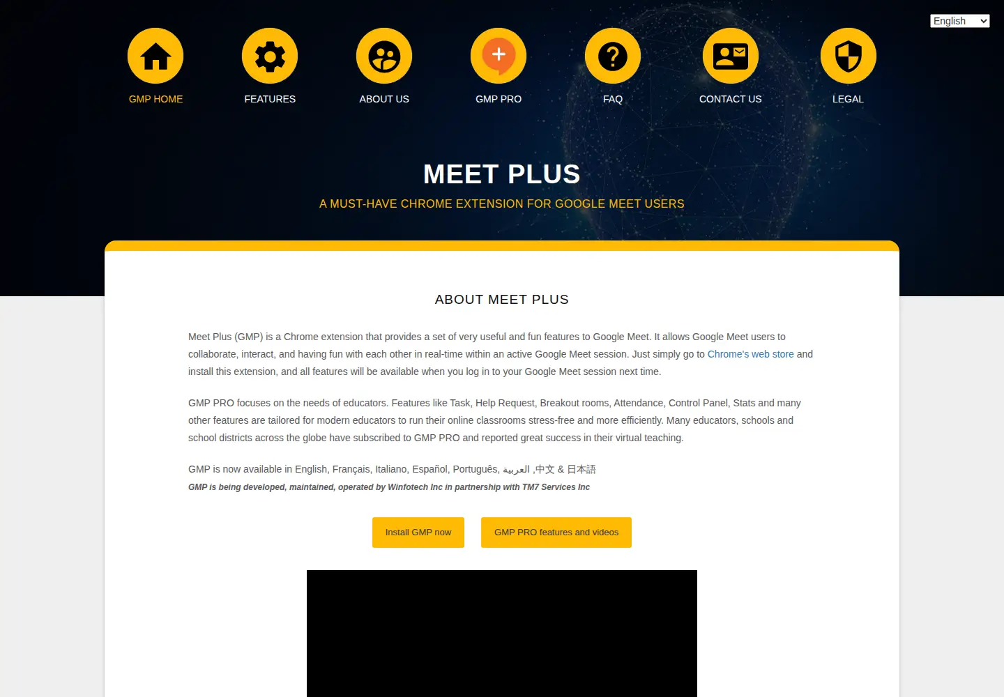 Screenshot of meet-plus.com