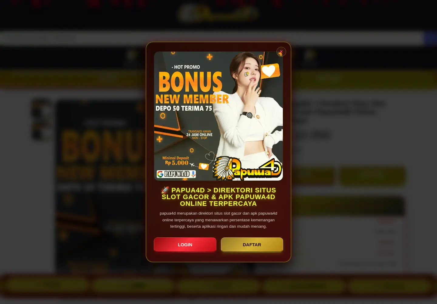 Captured homepage of miamur.com in the current scan