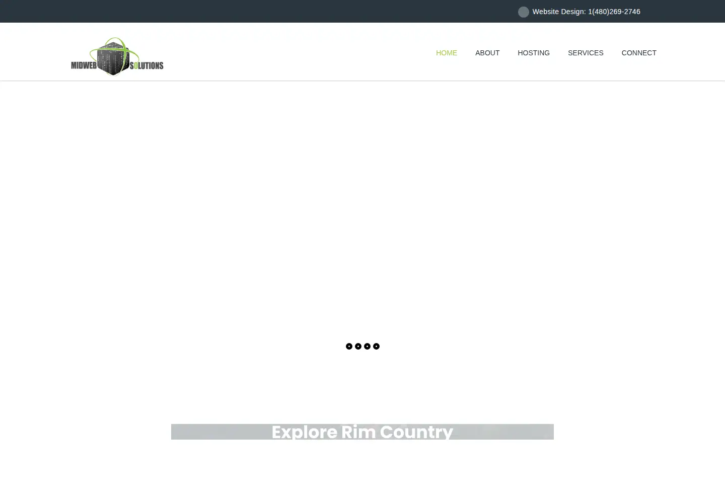 Captured homepage of midwebsolutions.com in the current scan