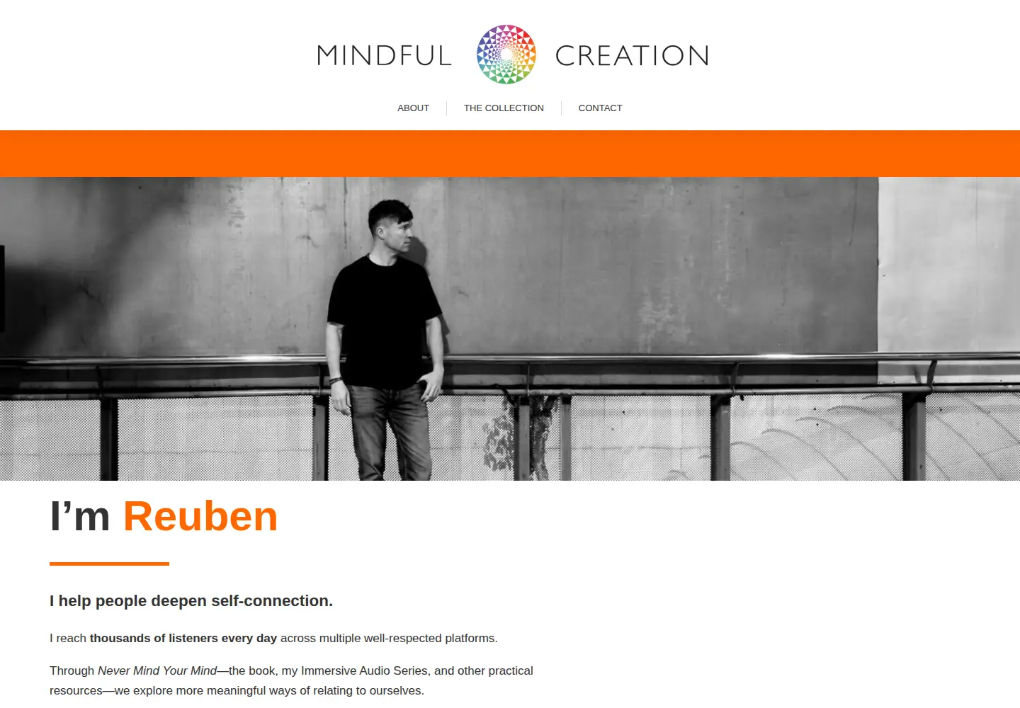 Screenshot of mindfulcreation.com