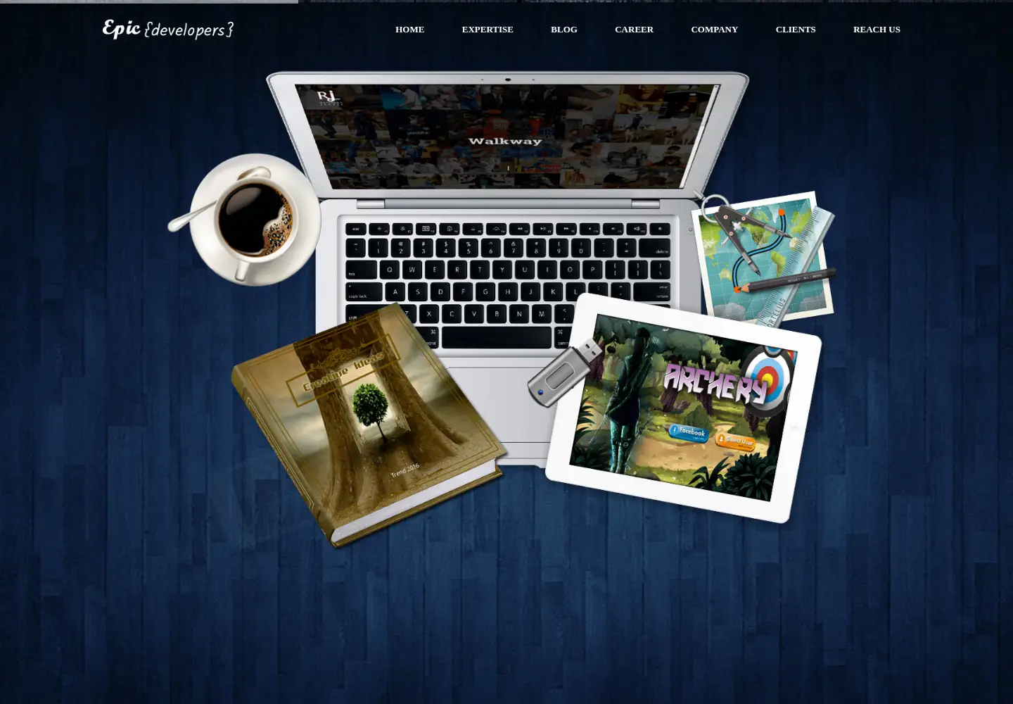 Captured homepage of myepicsoft.com in the current scan