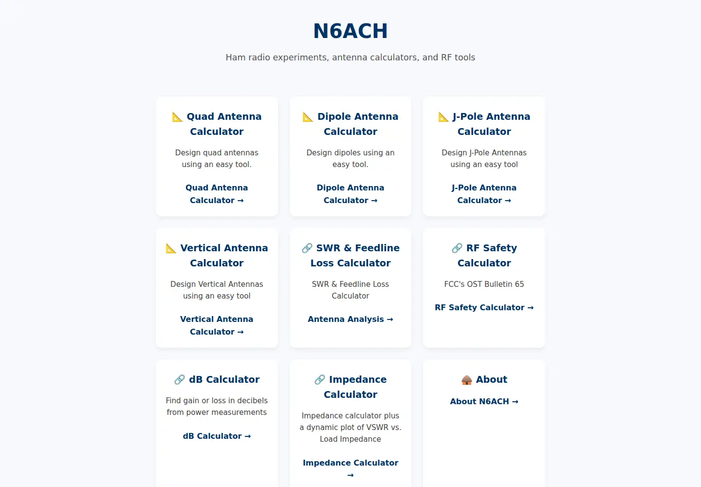 Screenshot of n6ach.com