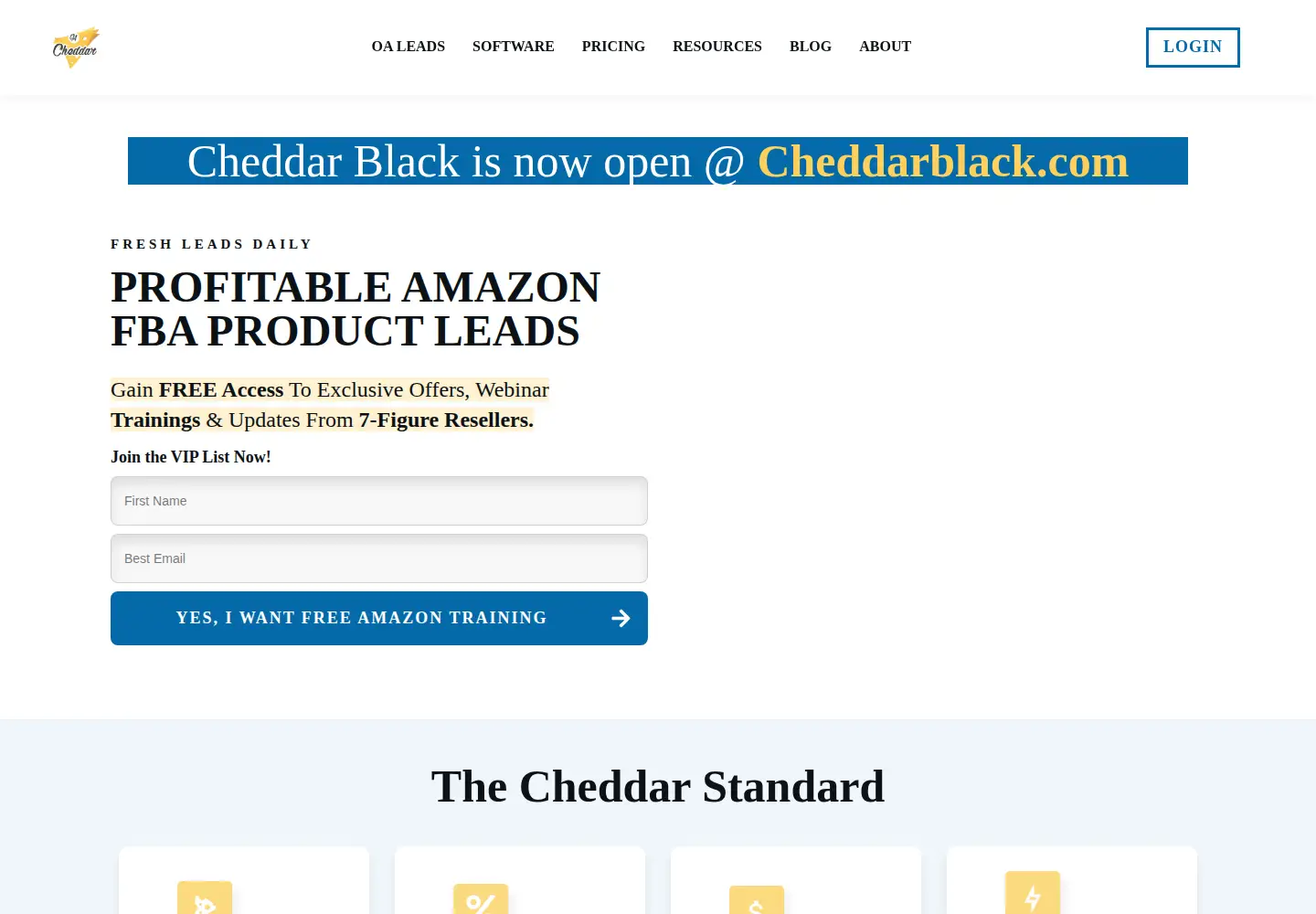 Screenshot of oacheddar.com