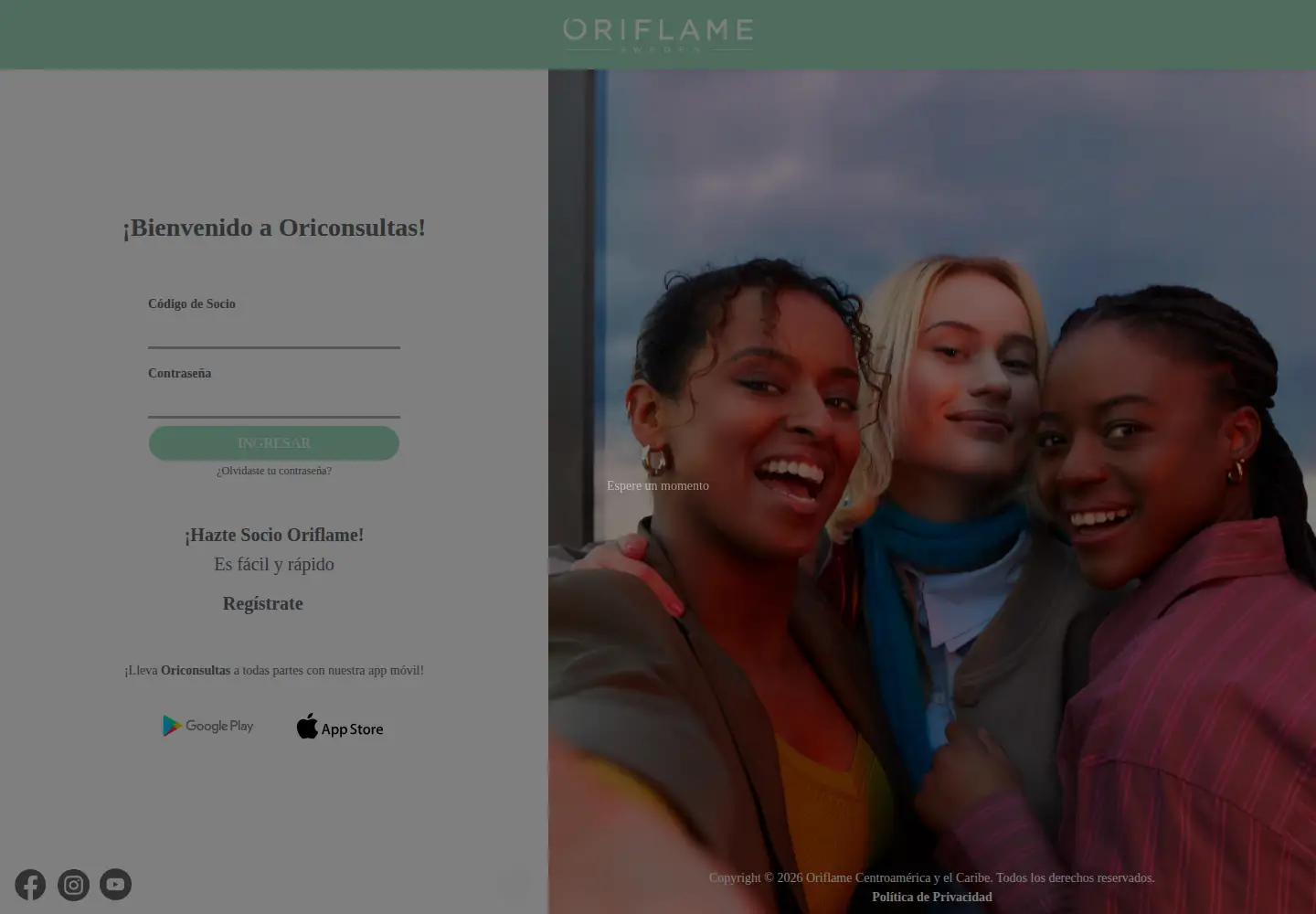 Screenshot of oriconsultas.com