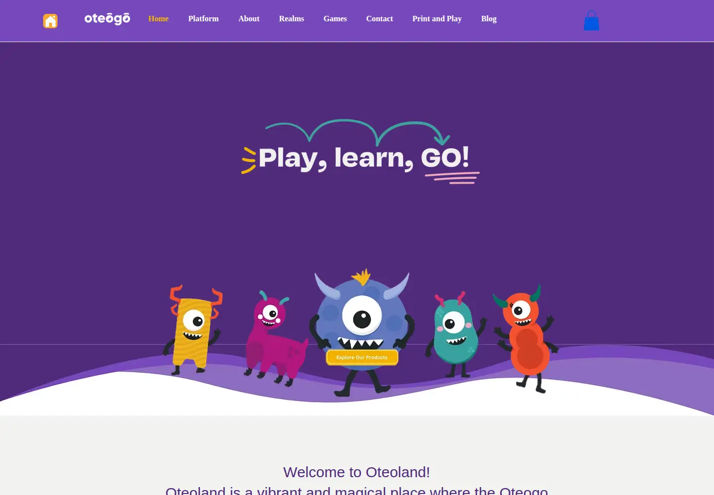 Screenshot of oteogo.com