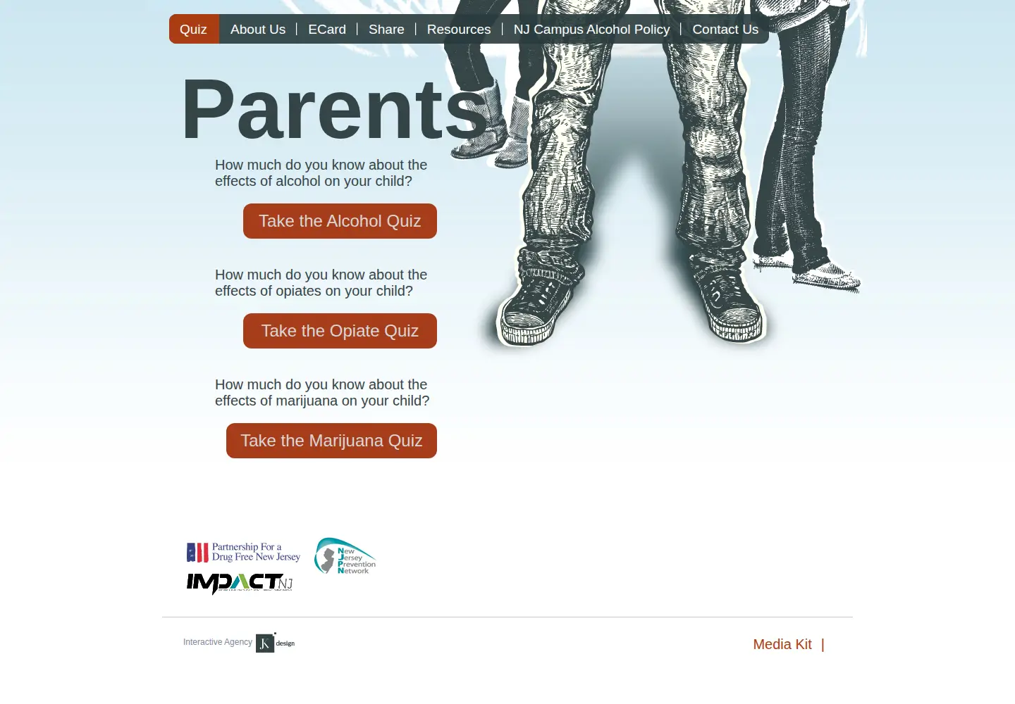 Screenshot of parentchecknj.com