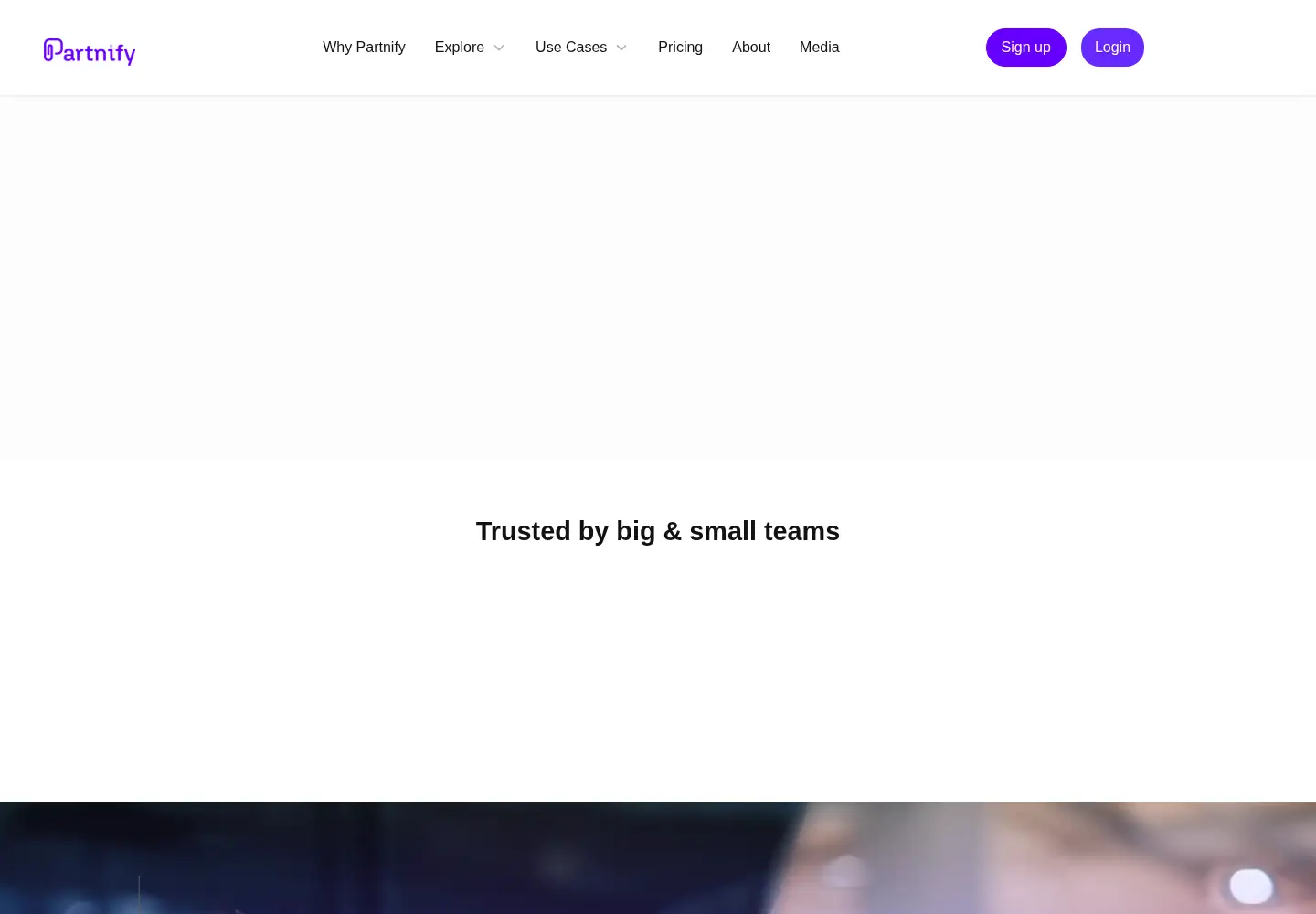 Screenshot of partnify.com