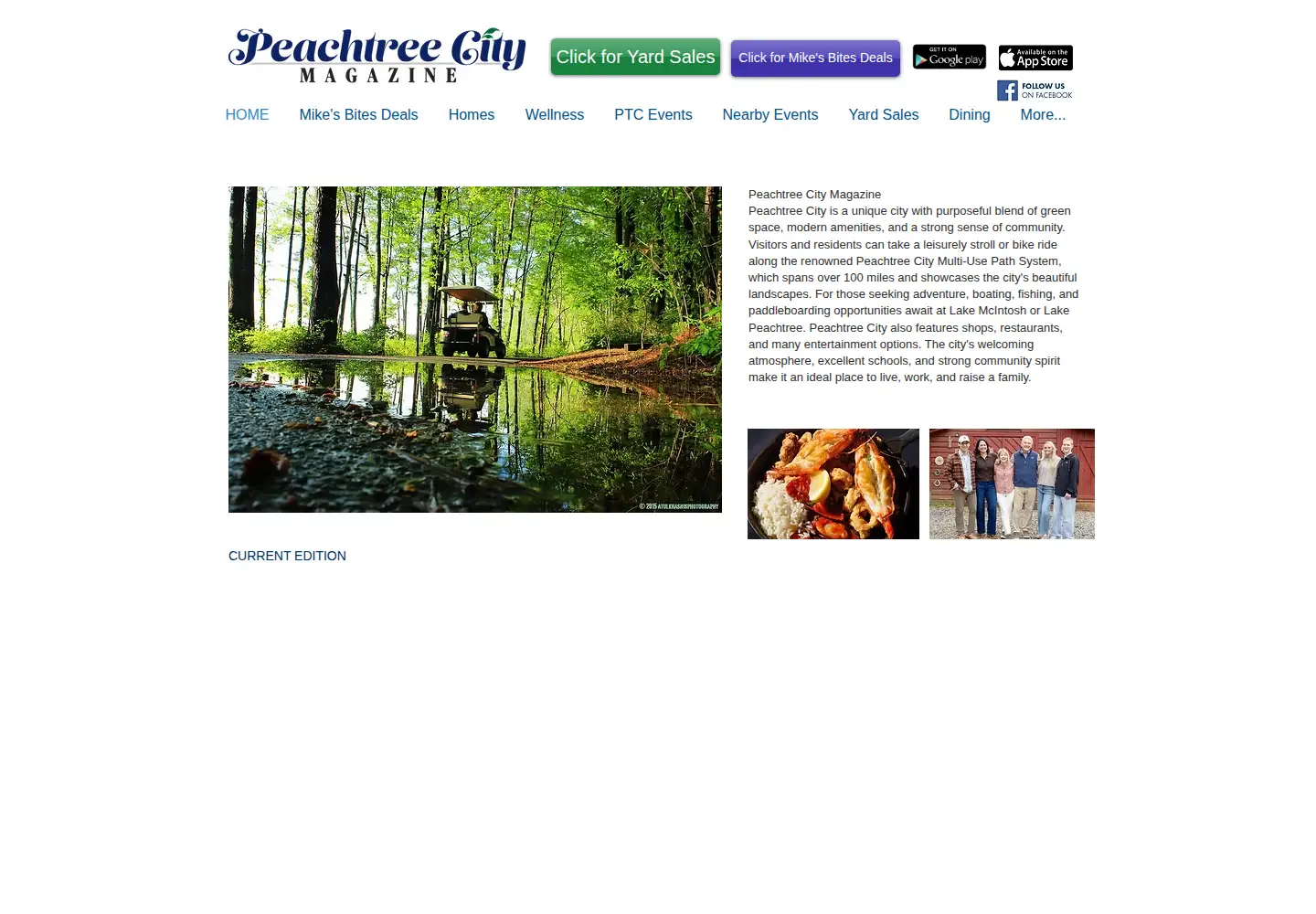 Screenshot of peachtreecitymagazine.com