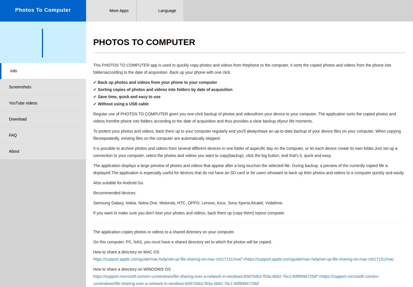 Captured homepage of photostocomputer.com in the current scan