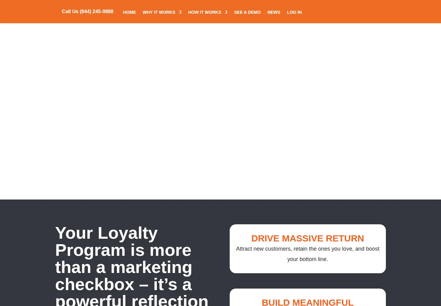 Captured homepage of pitcrewloyalty.com in the current scan