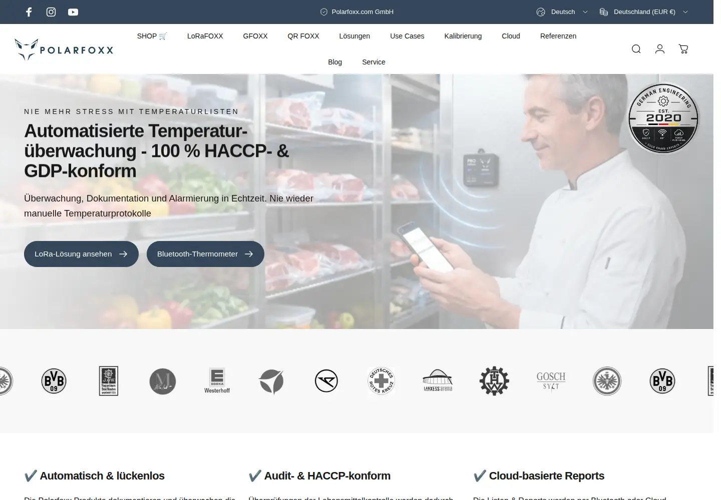 Screenshot of polarfoxx-shop.com