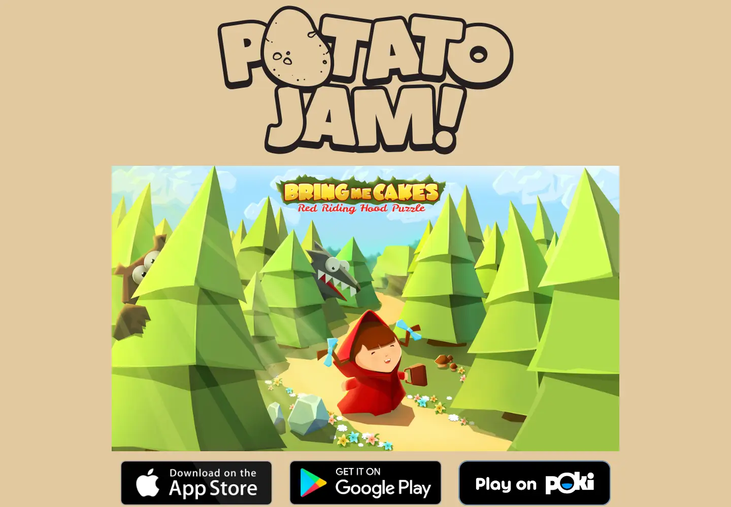 Captured homepage of potatojam.com in the current scan