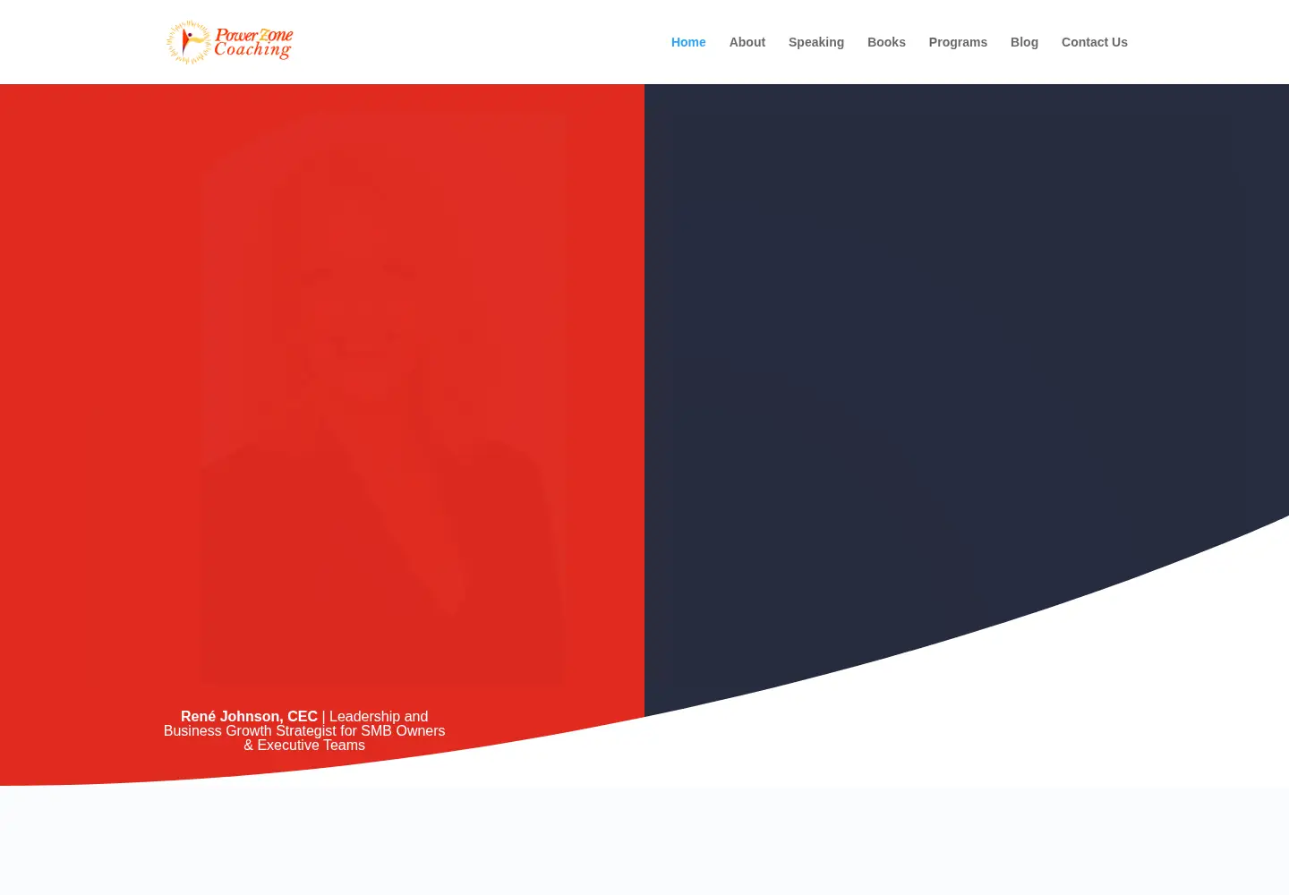 Captured homepage of powerzonecoach.com in the current scan