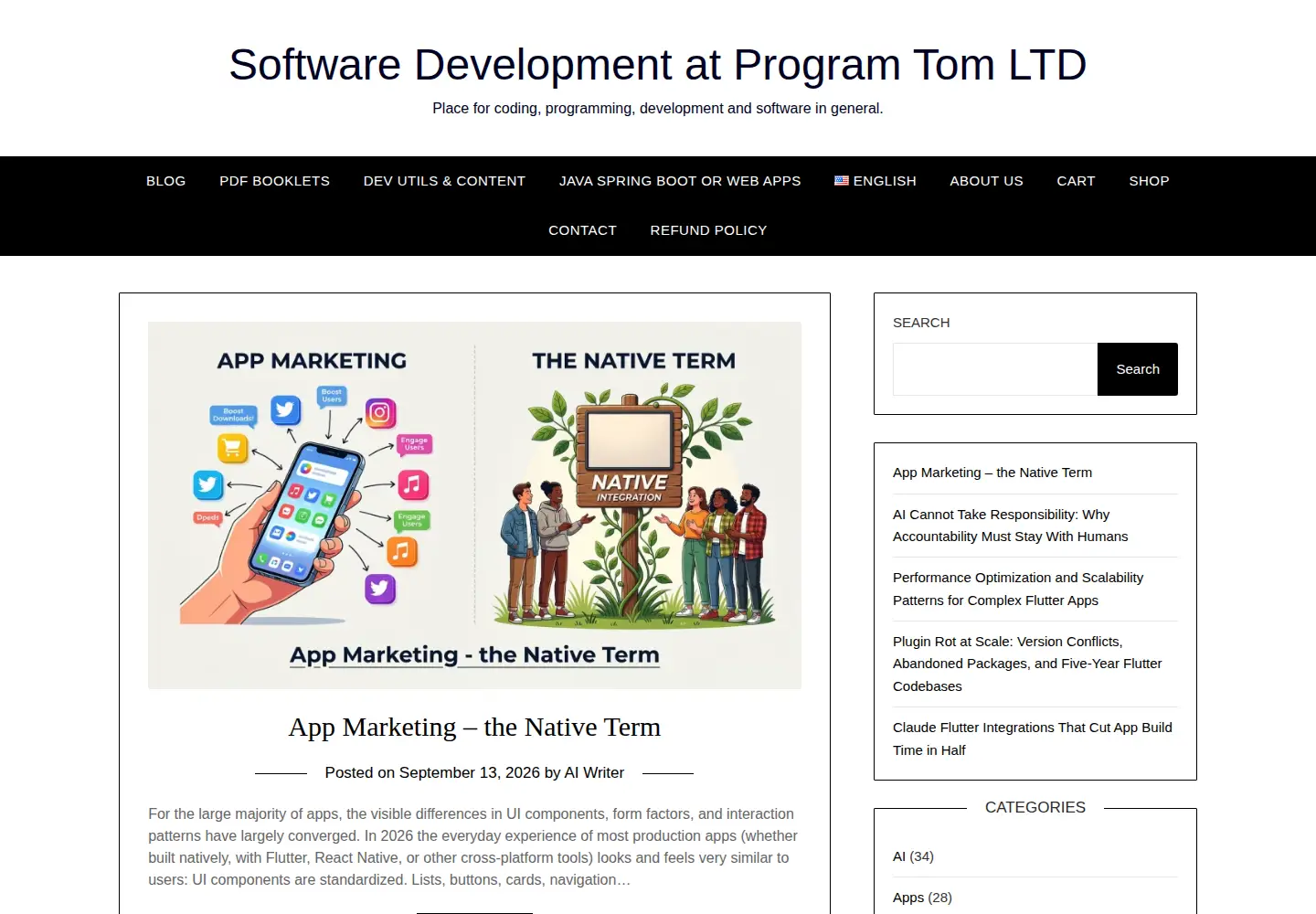Screenshot of programtom.com