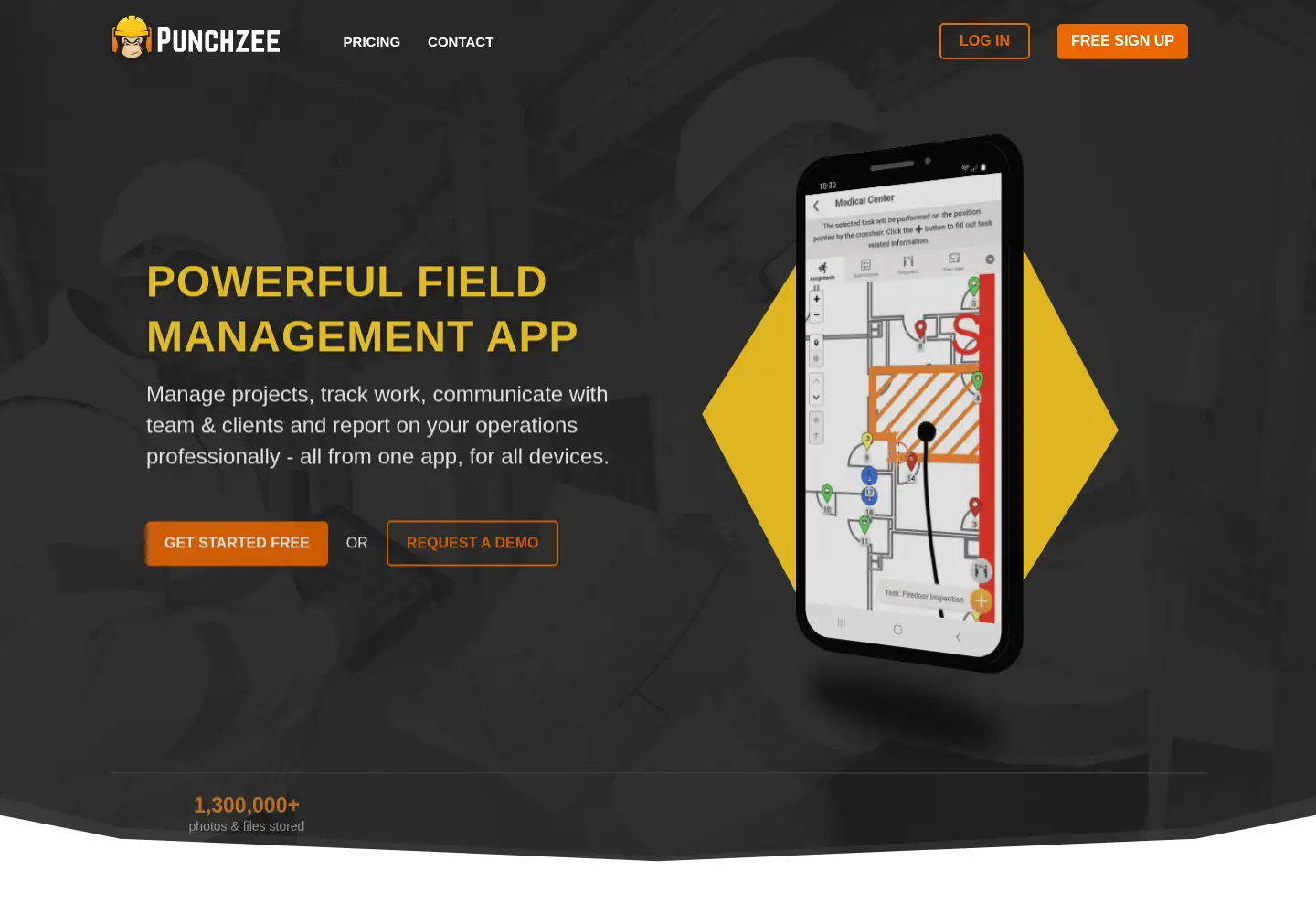 Screenshot of punchzee.com