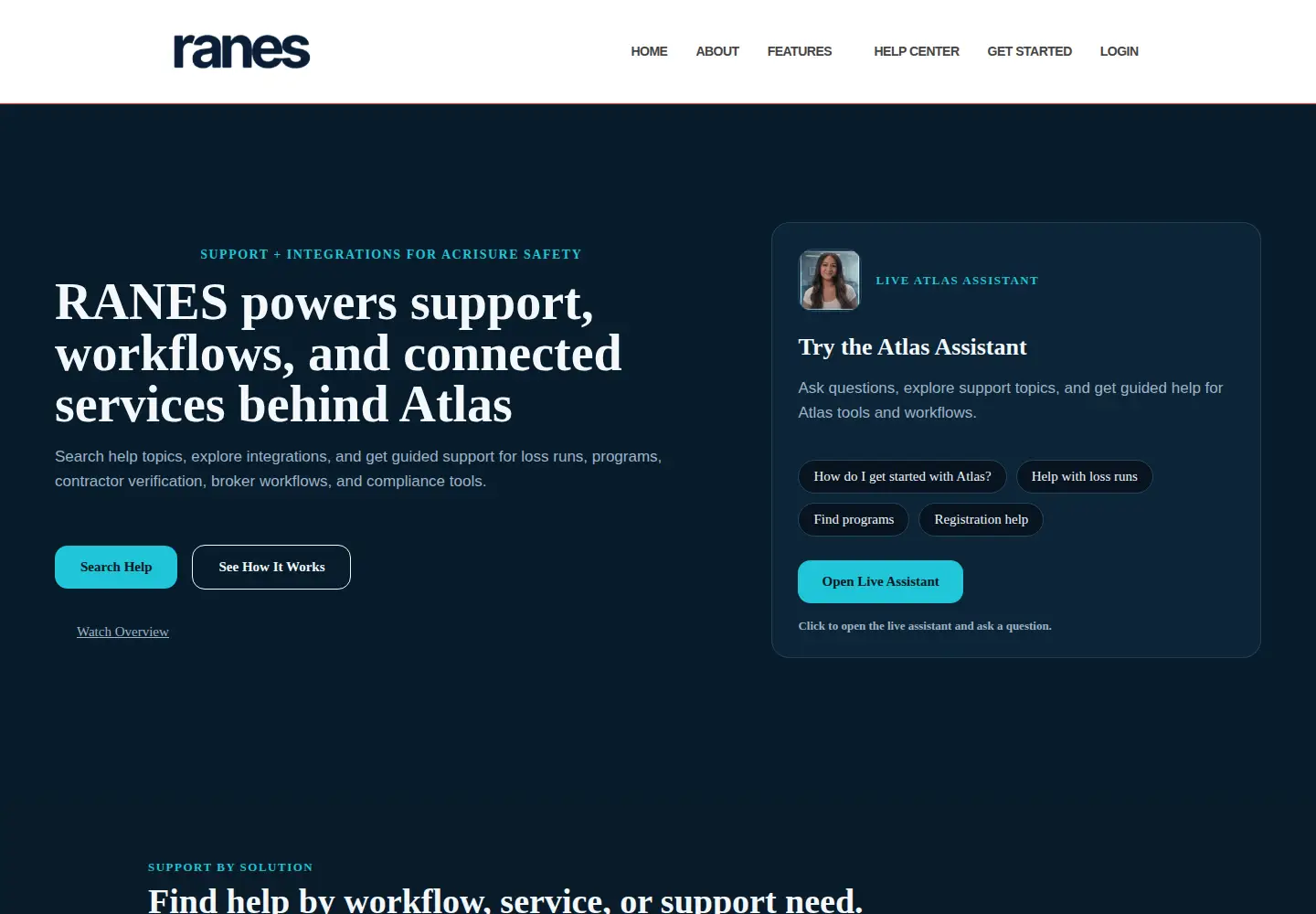 Captured homepage of ranes.com in the current scan