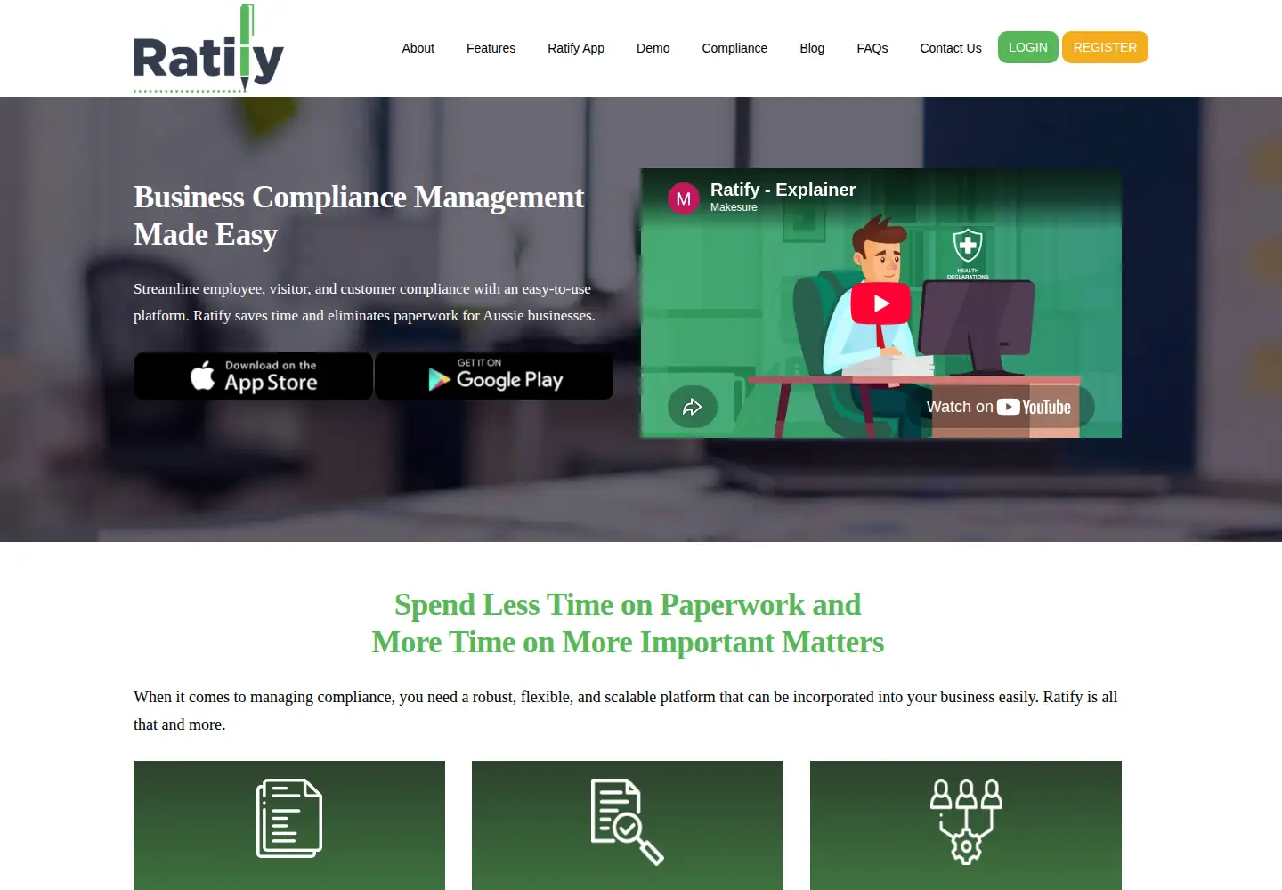 Screenshot of ratifyme.com