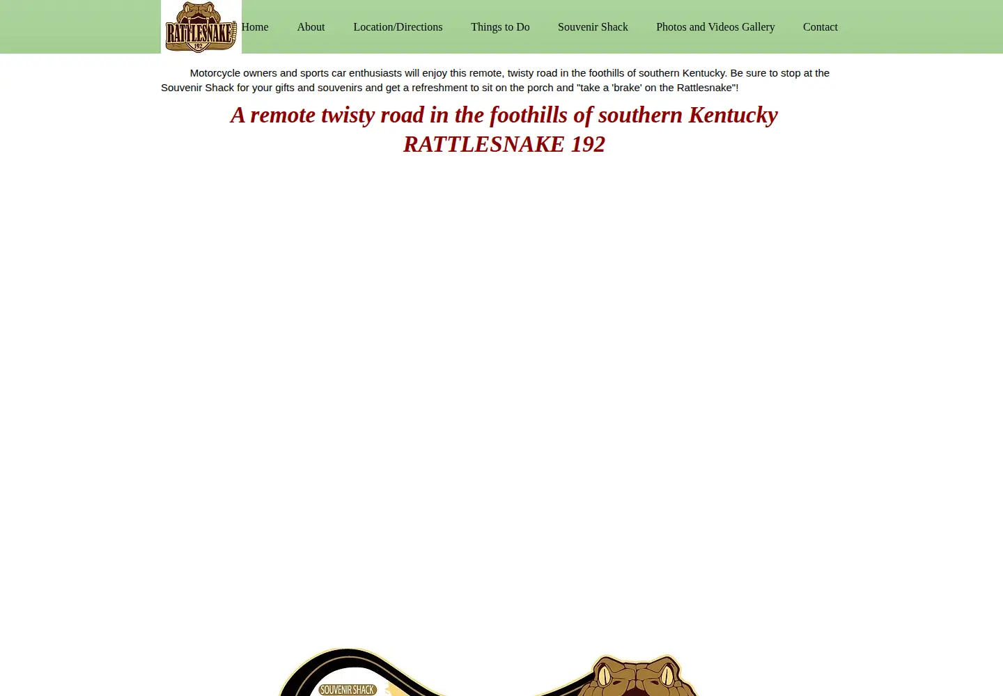 Captured homepage of rattlesnake192.com in the current scan