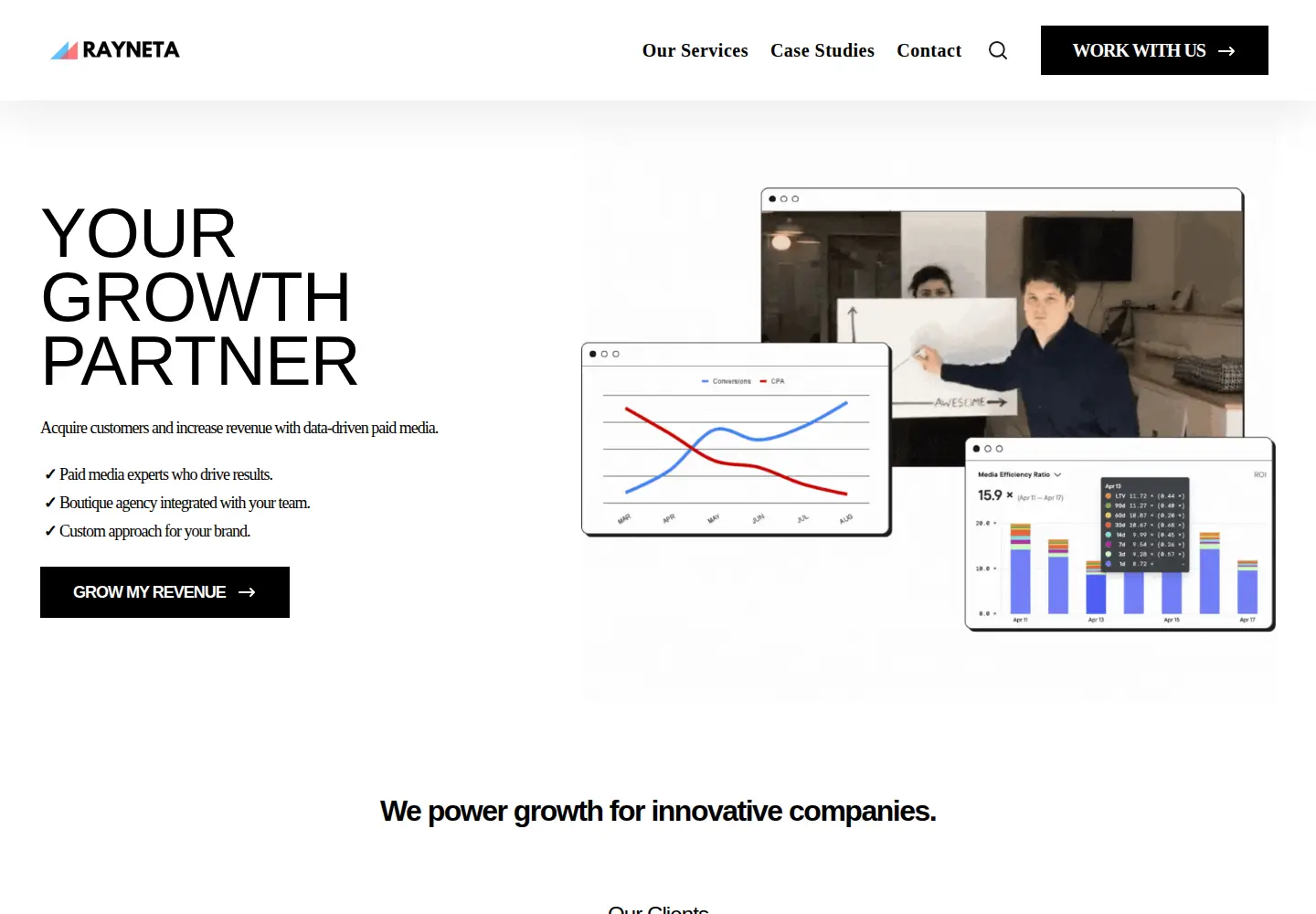 Screenshot of rayneta.com