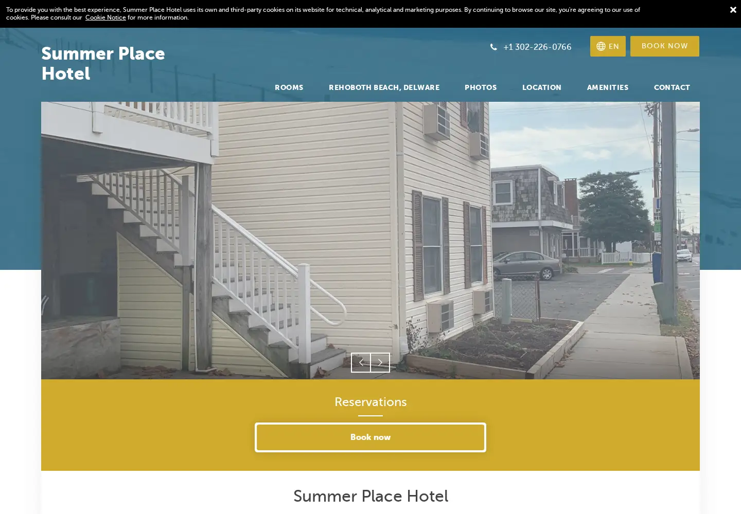 Screenshot of rehobothsummerplace.com