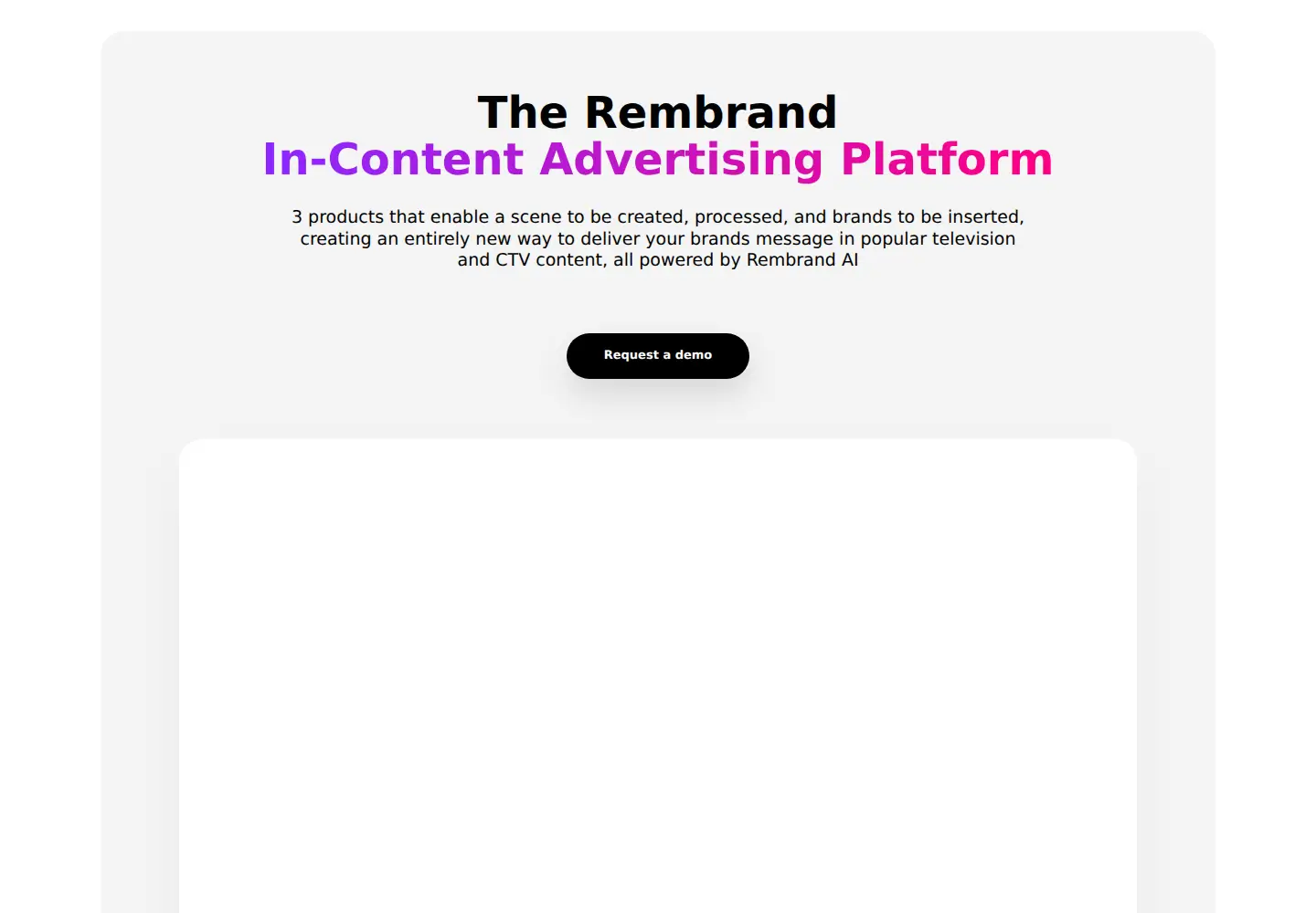 Screenshot of rembrandmedia.com