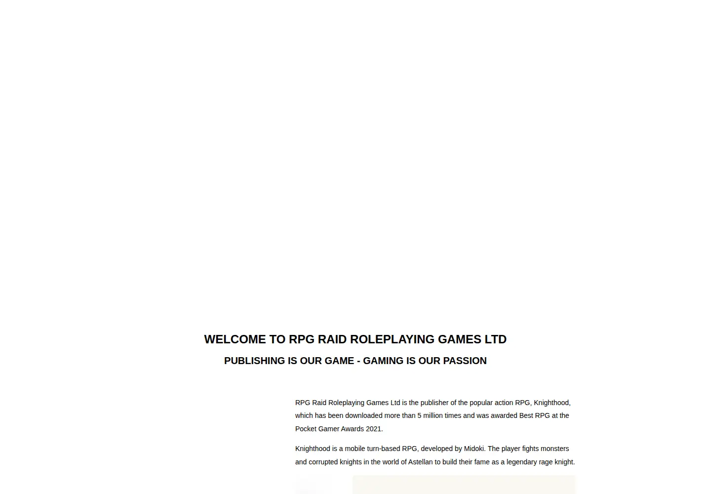 Captured homepage of rpgroleplayinggames.com in the current scan