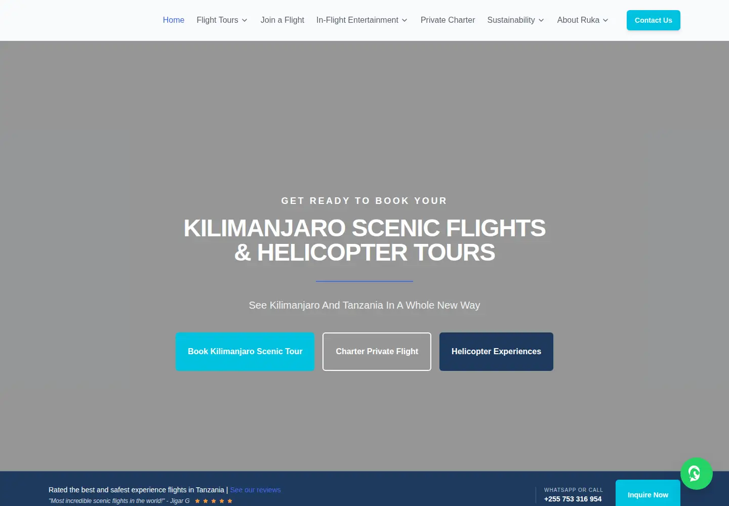 Captured homepage of rukaafrica.com in the current scan