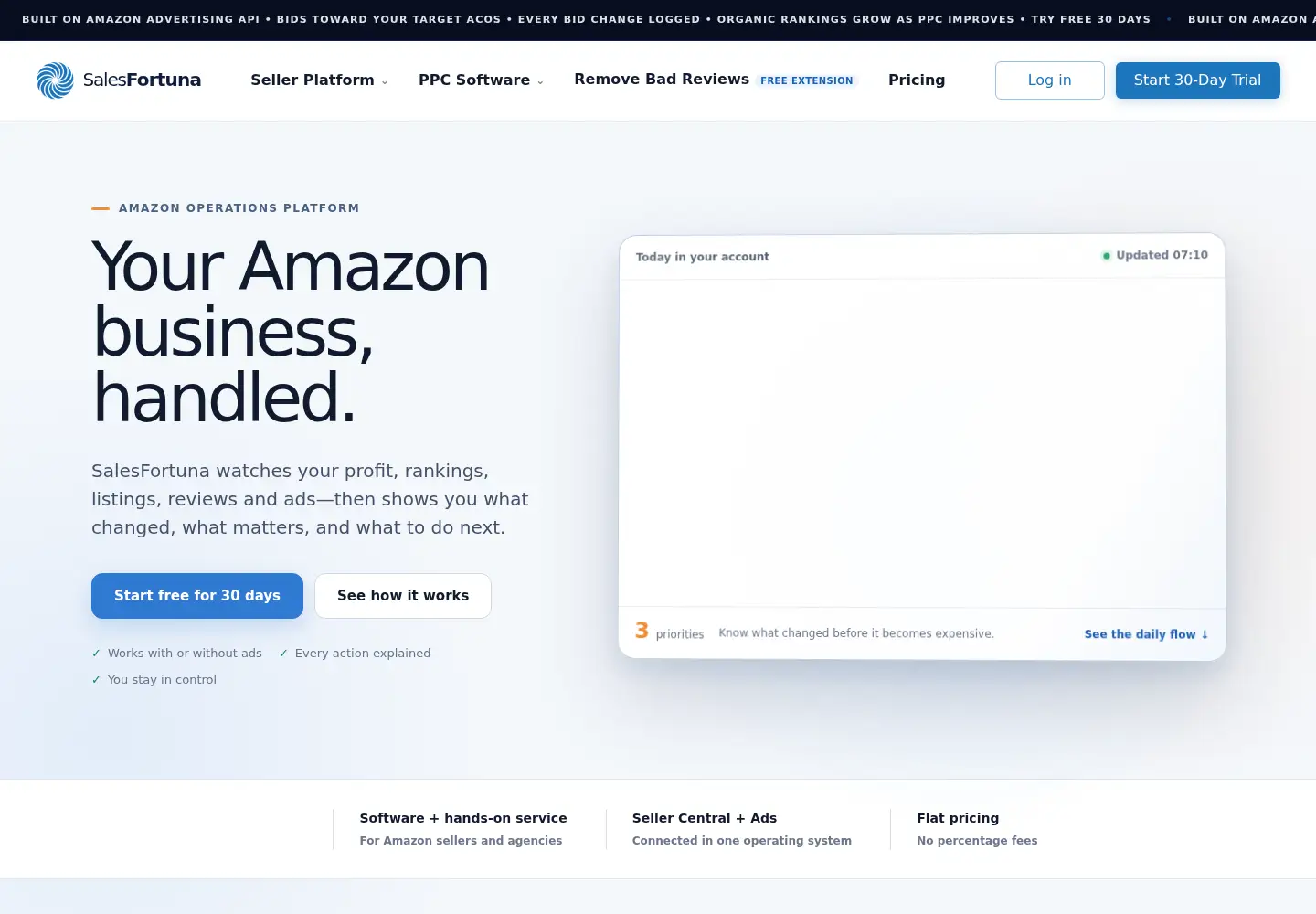 Screenshot of salesfortuna.com
