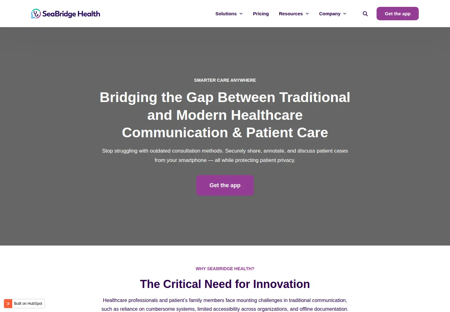 Screenshot of seabridgehealth.com