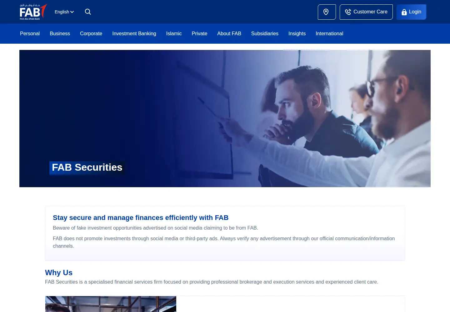Screenshot of securitiesfab.com
