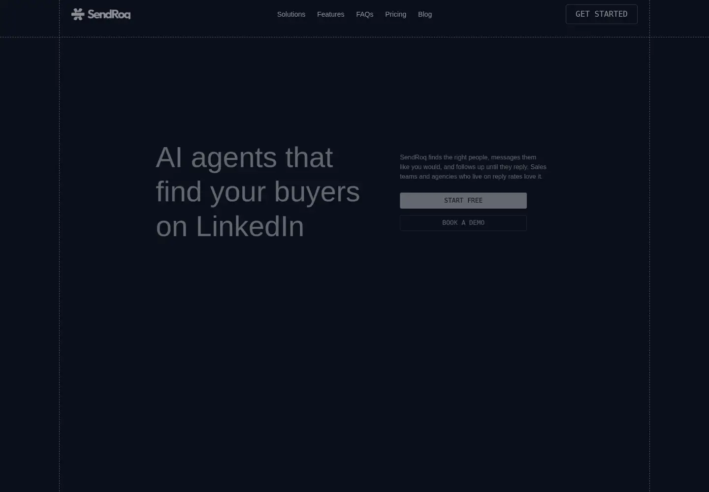 Screenshot of sendroq.com