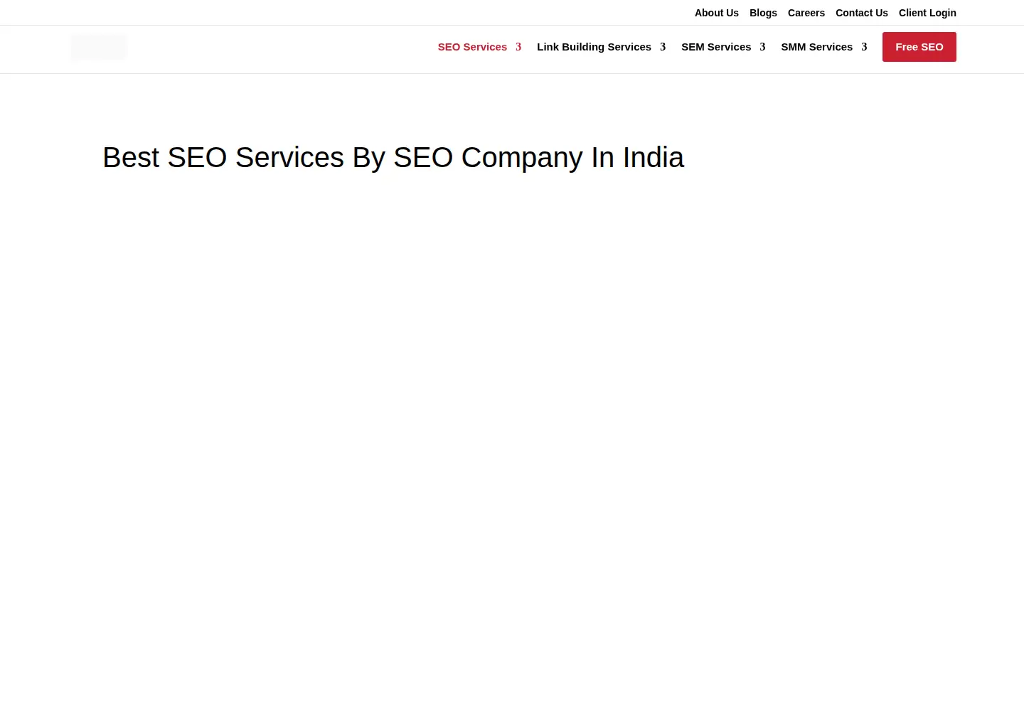 Screenshot of seocompanyinindia.com