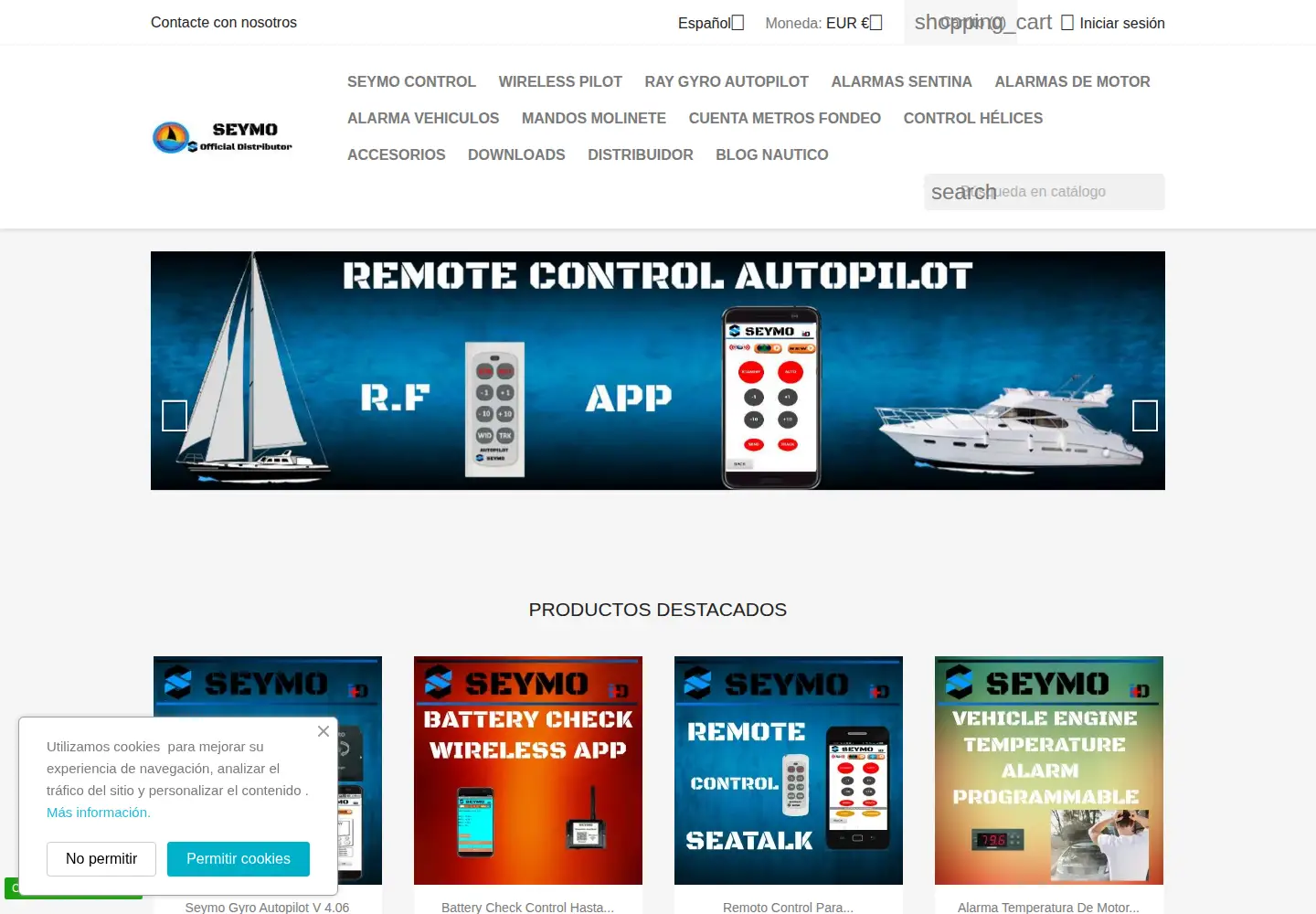 Screenshot of seymonautica.com