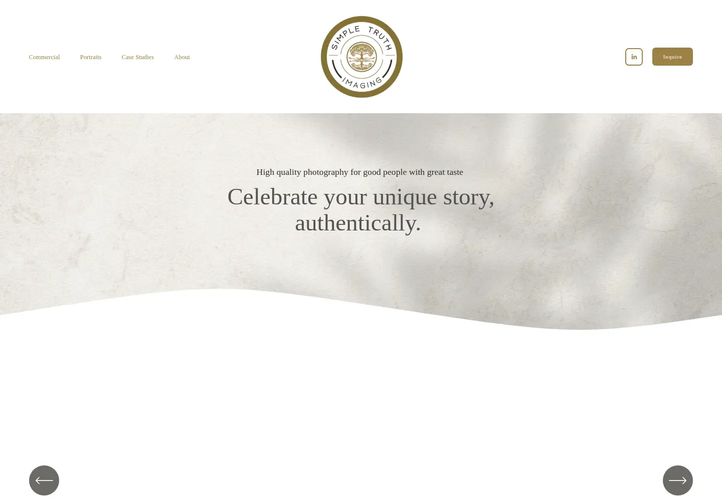Screenshot of simpletruthimaging.com
