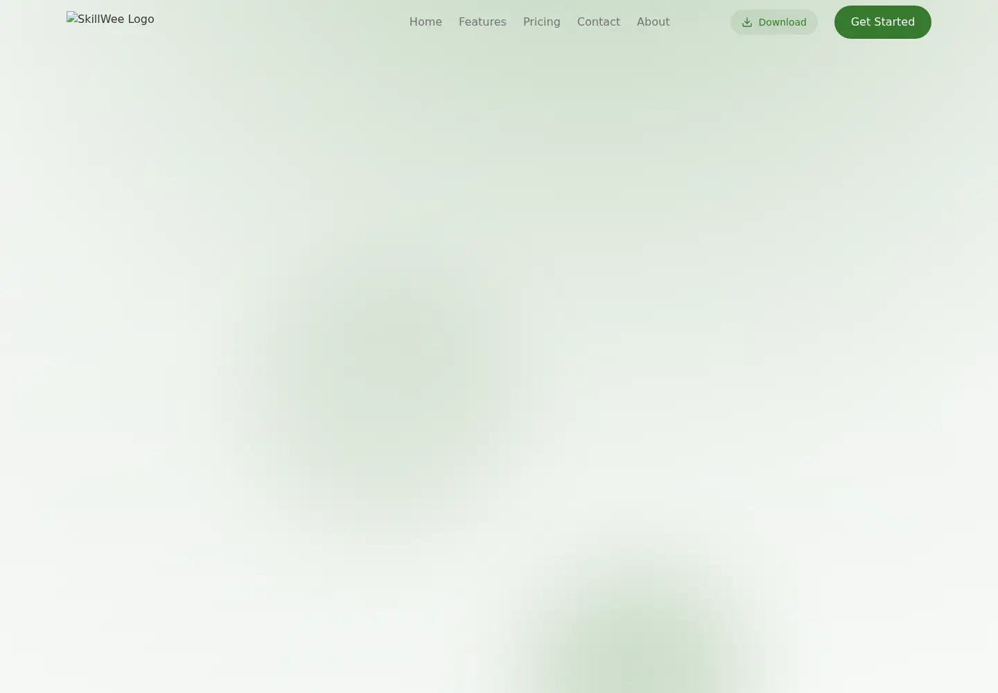 Captured homepage of skillwee.com in the current scan