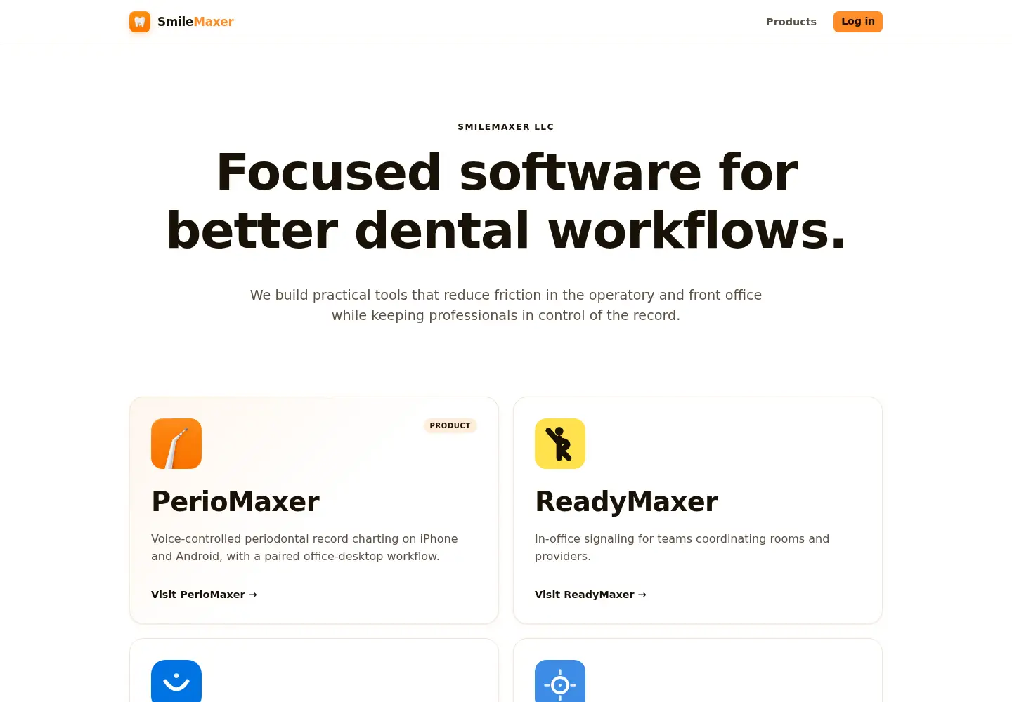 Captured homepage of smilemaxer.com in the current scan