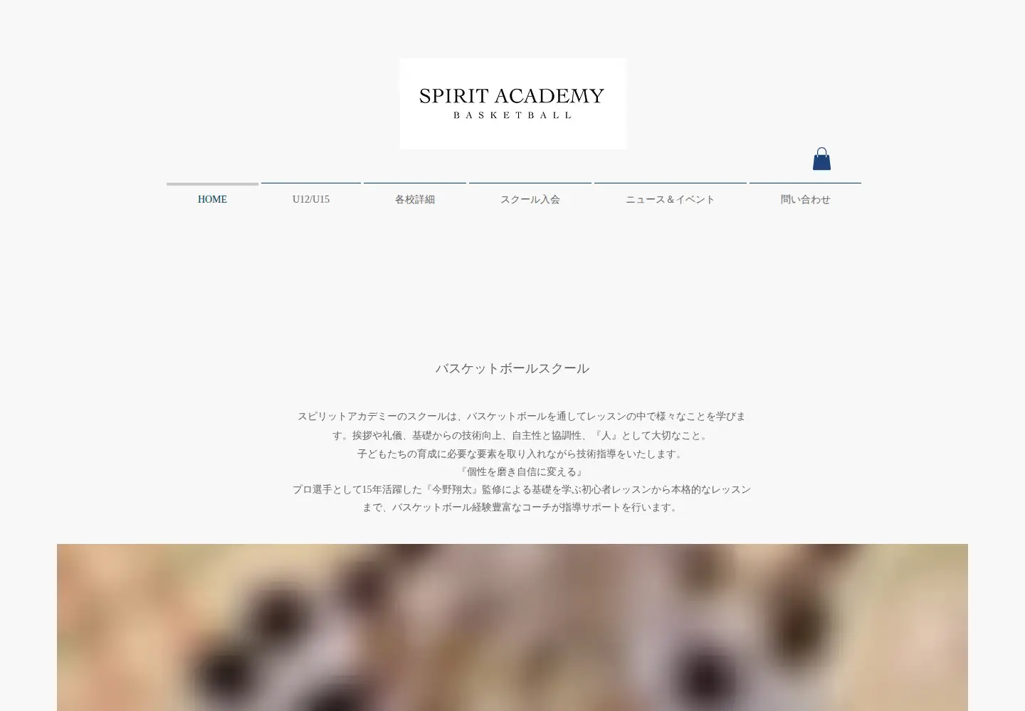 Captured homepage of spirit-academy-school.com in the current scan