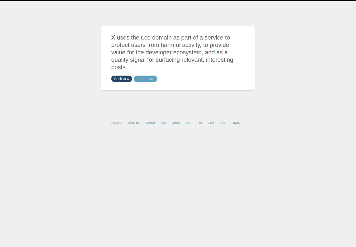 Screenshot of t.co