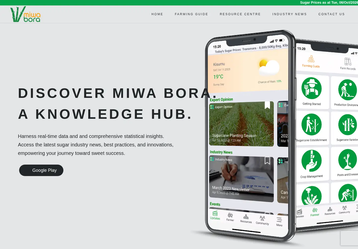 Screenshot of miwabora.go.ke