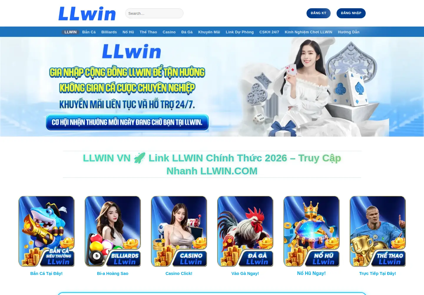 Screenshot of llwin.marketing