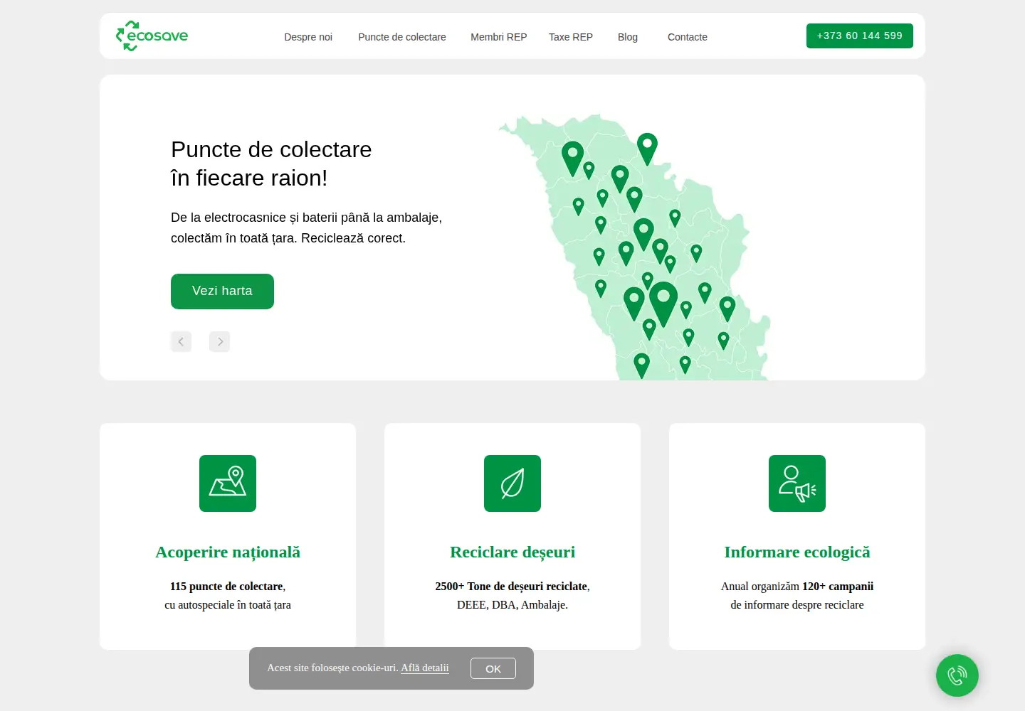 Screenshot of ecosave.md