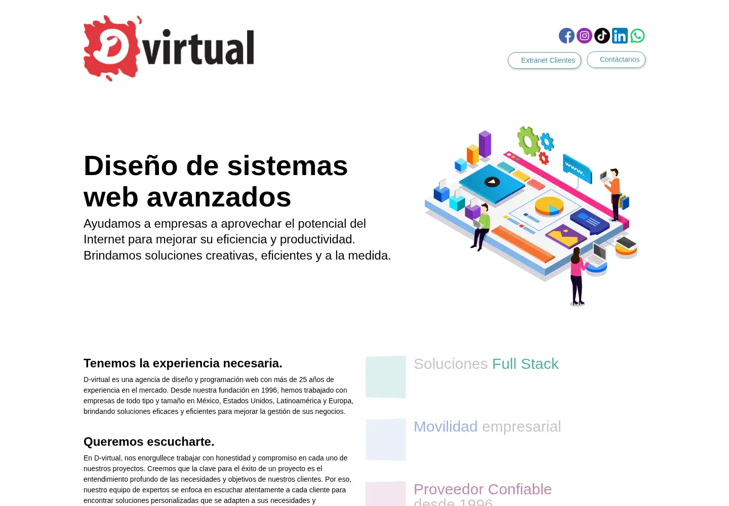 Screenshot of d-virtual.mx